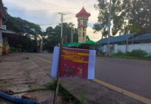 Youth Protest Against Coal Mine in Hsipaw Sign protest against coal mine in Hsipaw