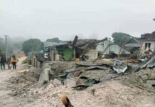 SAC’s Airstrikes Continue Killing Civilians in Northern Shan State Houses in Hsenwi township were destroyed by regime airstrike