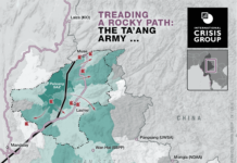 CHINESE BROKERED PEACE DIALOG: TNLA finally shows it’s real face Map of Self proclaimed Taang State Credit ICG
