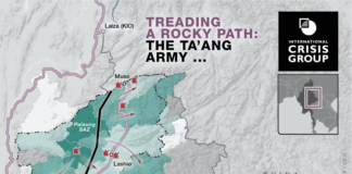 CHINESE BROKERED PEACE DIALOG: TNLA finally shows it’s real face Map of Self proclaimed Taang State Credit ICG