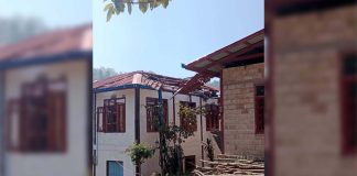 Regime Bombardments Kill 66 Civilians in Southern Shan State Damaged houses in Hopong township, Shan State Photo PNLA News and Information Department