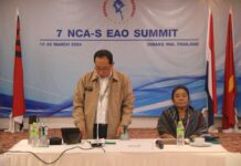 Seven NCA-signatory EAOs Hold Summit in Thailand Gen Yawd Serk at NCA S EAO summit