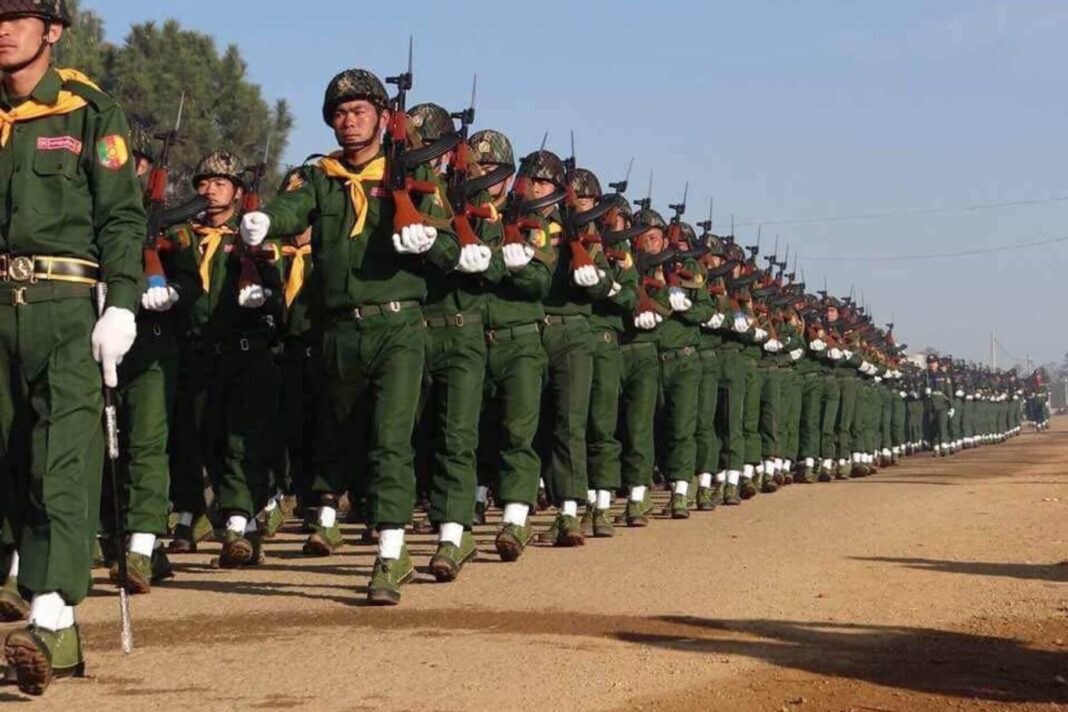 Kawngkha militiamen Photo Myanmar Now