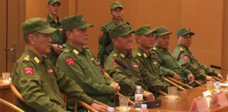 Junta/MNDAA Peace Talks Doomed to Fail MNDAA leaders Photo The Kokang