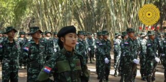 KNDF Surrounds Remaining Regime Troops in Mongpai KNDF troops Photo KNDF