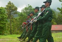 Junta Abducts Dozens of Civilians in Hsihseng Township PNLA troops Photo PNLA News and Information Department
