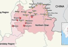 NORTHERN SHAN STATE WAR THEATER : China’s directive ignored by TNLA and MNDAA Recent operation in Northern Shan State, Burma Map The Irrawaddy
