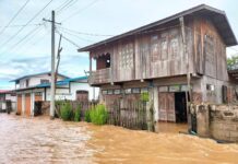 Unprecedented flooding hits Shan State Flood in southern Shan State