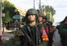 MNDAA seizes junta’s 147th Light Infantry Battalion in Hsipaw, Shan State MNDAA troops Photo The Kokang