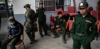 Militia security guards kill and rob rich employer of over 600 million MMK in Muse home Militiamen in Muse Photo Ye Aung Thu