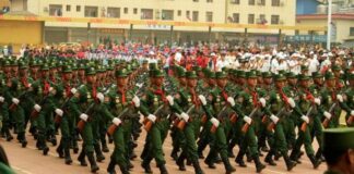 UWSA Protected Scam Centre Set up in Tangyan Township, Shan State UWSA troops