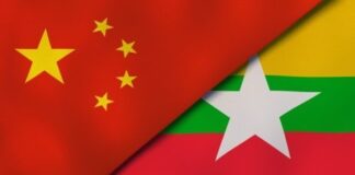 PRIVATE MILITARY COMPANIES IN MYANMAR: China upping the ante or bulldozing through? China and Myamar flags