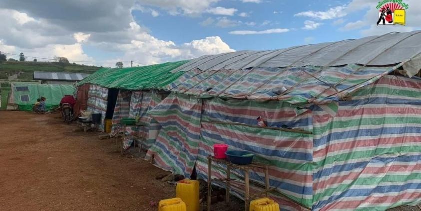 IDPs shelter in Shan State IDPs shelter in Shan State
