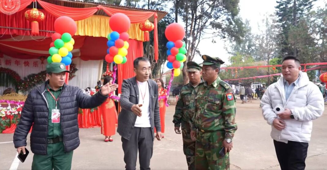 Chinese New Year celebration in Lashio