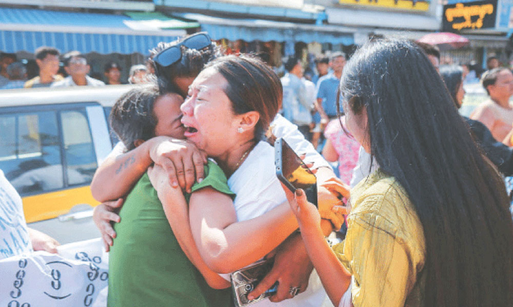 Released prisoner Photo AFP