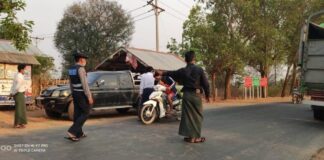 Military Checkpoint Blocks Food and Supplies for Over Five Months, Leaving Displaced Families Struggling A check point in Shan State