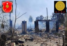 Intensified Conflict in Mong Pai As Military Burns Villages Amid Escalating Violence Damaged building