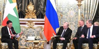 MIN AUNG HLAING’S RUSSIAN TRIP: Learning the trade of staying in power indefinitely from Putin? Min Aung Hlaing meets Putin