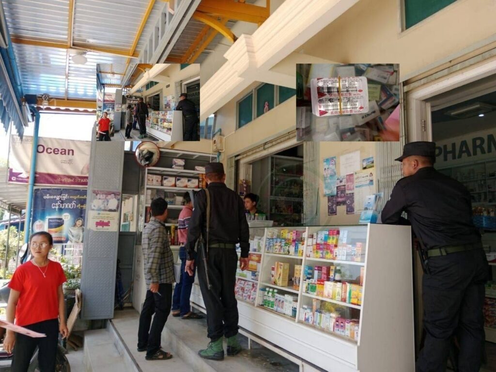 TNLA collecting tax from clinic in Namkham