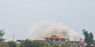 Civilian Killed by Sniper Near Monastery Shelter in War-Torn Shan State A war torn scene from Shan State