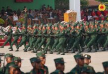 INTER-EAO CONFLICT: SSPP and MNDAA fought each other due to territorial disputes SSPP SSA troops at its HQ