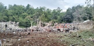 Airstrike Hits Civilian Sites in Shan State Without Fighting Devastation affected by an airstrike