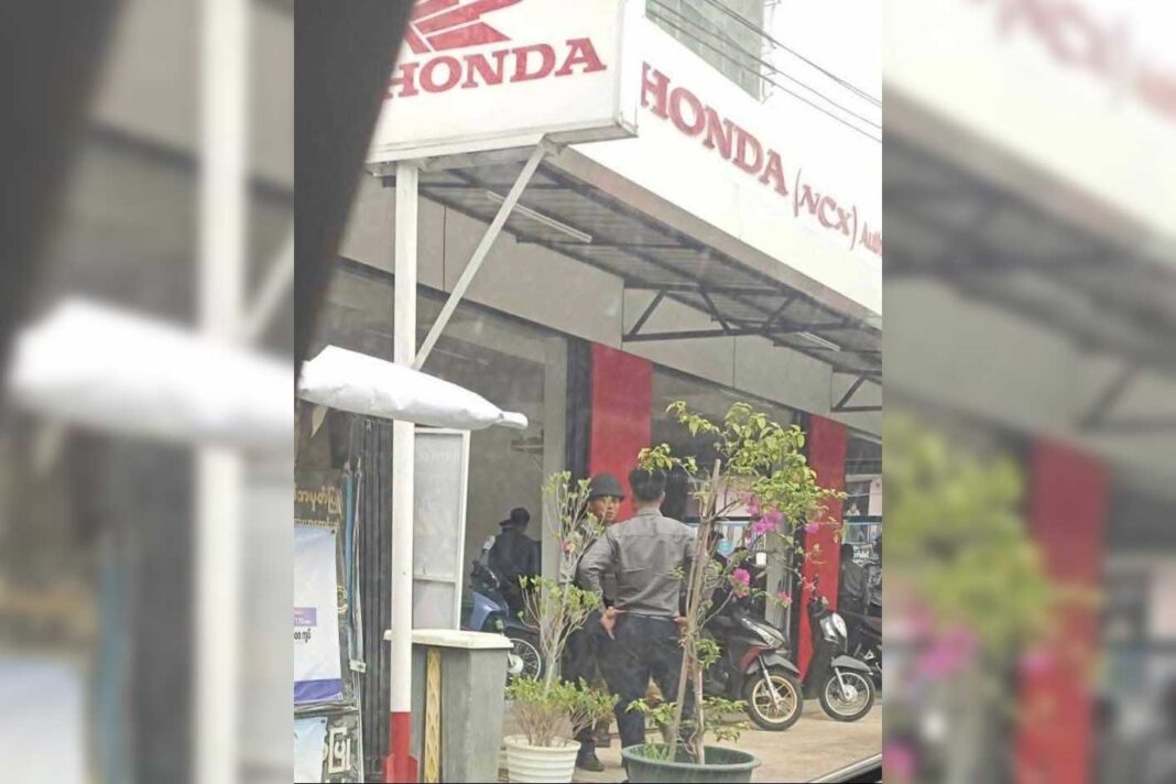 Police in Taunggyi capital of Shan State