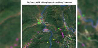RARE EARTH ELEMENTS EXTRACTIONS: Kachin, Shan states and resources allocation SAC and UWSA bases in the areas Map SHRF