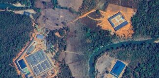 Cybercrime Flourishes in Shan State Amid Militia Rule and Military Collusion Suspected location of online scam centers in Laihka Township, Shan State