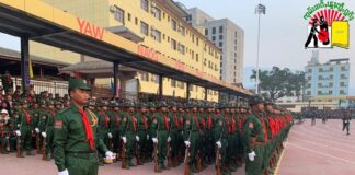 UWSA’s Forced Recruitment Drives Civilian Exodus in Tangyan Township UWSA troops Photo SHAN