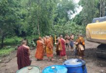 Gold Mining Continues in Mong Yai Despite Local Protests local monk protest gold mining