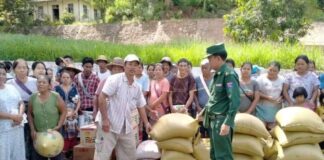 Airstrikes Displace Thousands as Conflict Escalates in Northern Shan State Displaced families from Hsipaw seek refuge in Nawngping village, Lashio township