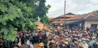 Kyaukme Emptied as Junta Airstrikes Force Mass Exodus in Northern Shan State IDPs in Nawnghkio, northern Shan State