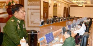 LEGITIMACY COMPETITION HEATS UP: SAC moves ahead as NUG tries to figure out on how to counter it Junta leader Min Aung Hlaing meets with officials in Naypyidaw