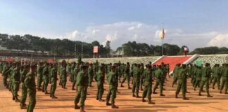 Families in Southern Shan State Face Extortion Amid Military Conscription Drive Military training
