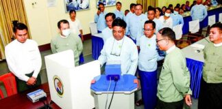 SAC PROMULGATES LAW TO PROTECT ITS PLANNED ELECTIONS: Junta gearing up to materialize its road-map Myanmar UEC