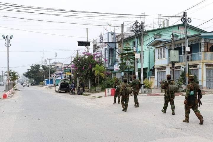 TNLA troops in Namkham