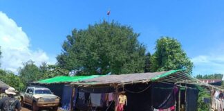 Kyaukme Conflict Sparks Humanitarian Crisis, Thousands Displaced Displaced families in Kyaukme Township shelter in makeshift camps after fleeing clashes between the TNLA and Myanmar military