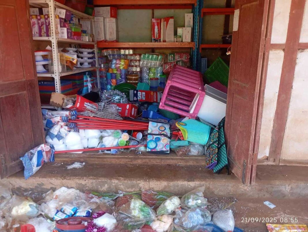 Nawng Ping shops after looting