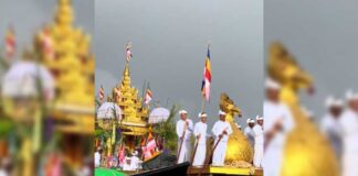 Inle Lake Festival Proceeds Amid Flood and Earthquake Recovery Struggles Phaung Daw Oo Festival procession on Inle Lake