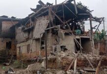 Junta Intensifies Airstrikes Across Shan, Hitting Four Townships in First Week of October A damaged house in Namtu following a junta airstrike