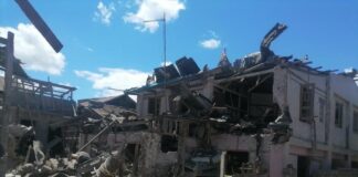 IDPs Remain Unable to Return Home After Military Recaptures Townships A house damaged during recent fighting in northern Shan State