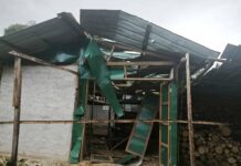 Junta Launches Airstrikes to Retake Mongkut from TNLA Damaged house in Mongkut following junta air raids