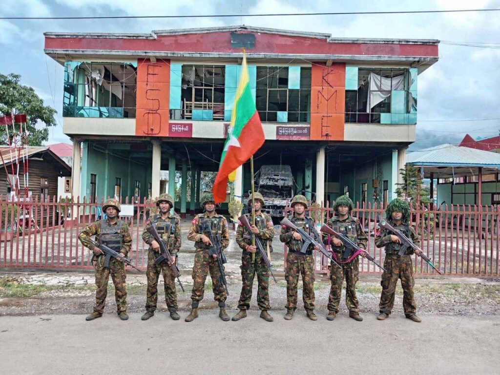 Junta forces retaken control of Kyaukme