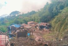 Junta Airstrikes Kill Civilians Across Four TNLA-Controlled Towns Wreckage of a house hit by an airstrike in Mongkut, northern Shan State