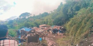 Junta Airstrikes Kill Civilians Across Four TNLA-Controlled Towns Wreckage of a house hit by an airstrike in Mongkut, northern Shan State