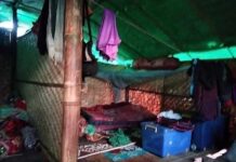IDPs Face Starvation Amid Aid Shortage in Southern Shan State IDPs shelter in Hsihseng