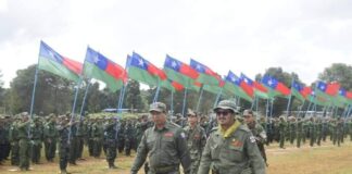 Militia Demands Cash or Military Service, Inle Residents Tell SHAN PNO PNA militiamen in southern Shan State