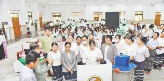 Female Candidates Increase as Parties Struggle to Fill Seats in Military-Staged Vote Event held by the junta appointed Union Election Commission (UEC)