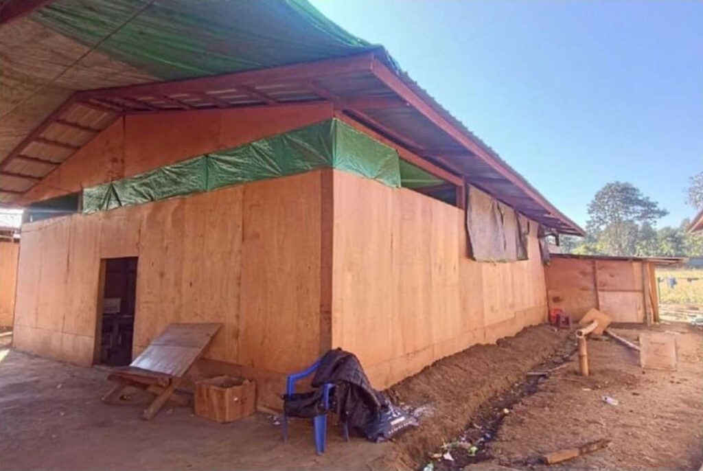 Scam workers’ accommodation inside the compound